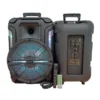 KTS 1200 30 cm  Wireless Portable Bluetooth Speaker With Led Light Radio Sd card USB