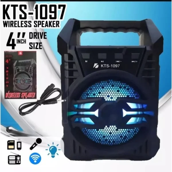 my-11134207-7qula-lh6evc7lw1il7c.webp KTS 1722 KTS 1097 Wireless Portable Bluetooth Speaker With Led Light Support Mic FM USB TF CARD KTS1080