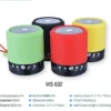 WS 632 Mini Portable Bluetooth Speaker  Play With USB TF card in the MP3 audio