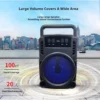 Speakers Bluetooth Bluetooth Speaker Party Box GTS 1360 7 cm Super Bass Portable Splash Proof Wireless Bluetooth Speak