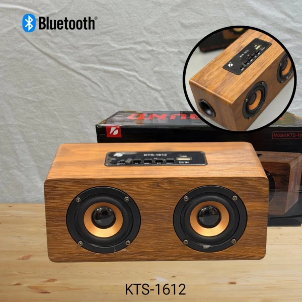 KTS 1612 Wireless Bluetooth Speaker FM radio SD Card  Bluetooth Rechargeable Battery